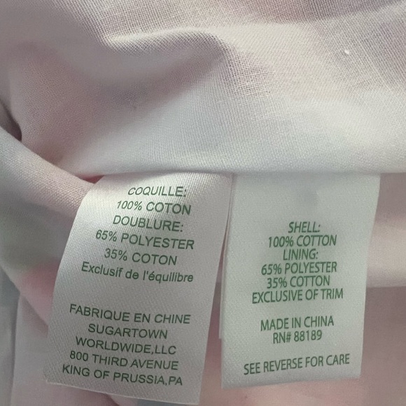 New Lilly Pulitzer Pink and Blue Floral Hermosa Kids Dress 6 - 8 - Picture 6 of 7